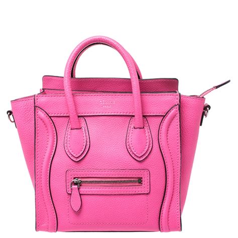 celine neon pink bag